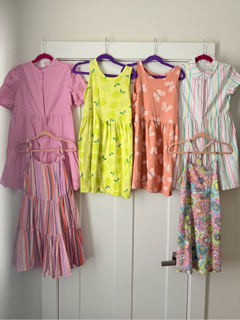 6 Girls' Dresses size 8